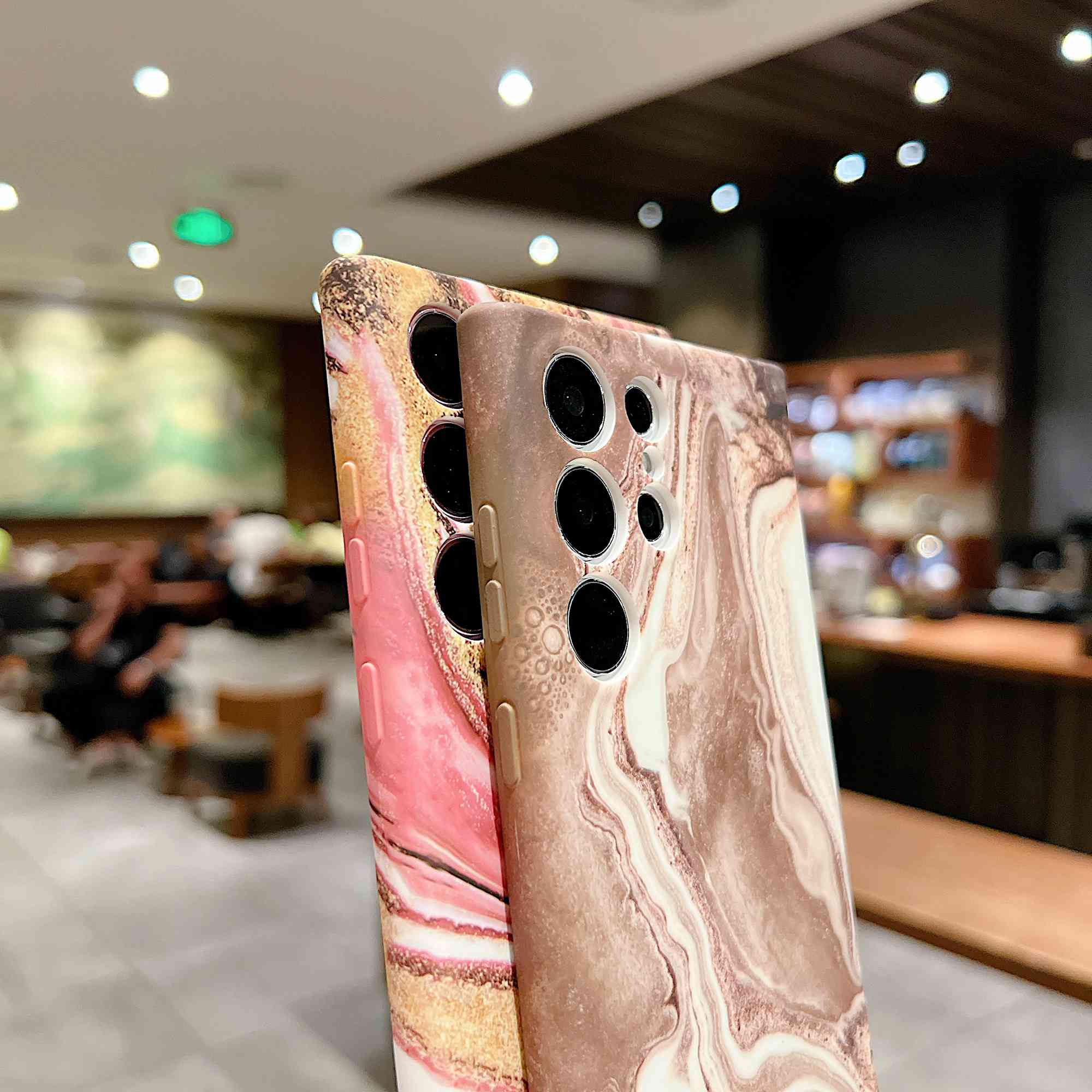 For Samsung Galaxy S23 Ultra Soft TPU Back Case IMD Marble Pattern Phone Cover with Shoulder Strap For Samsung Galaxy S23 Ultra Soft TPU Back Case IMD Marble Pattern Phone Cover with Shoulder Strap